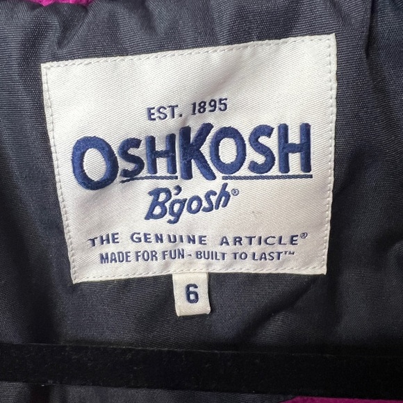 OshKosh Girls Winter Jacket - Picture 3 of 3
